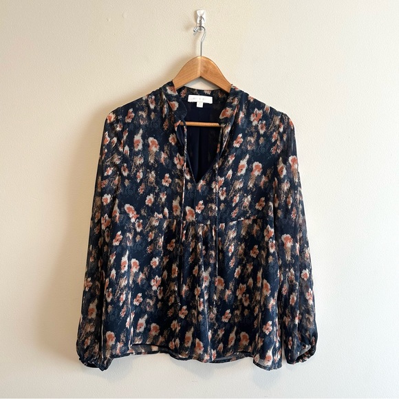 Anthropologie Eri + Ali Crawford Printed Blouse (Size S) - Picture 2 of 5